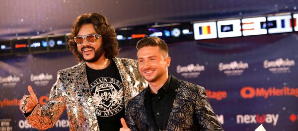 Киркоров и Лазарев на открытии Евровидения-2019 - Sputnik Таджикистан