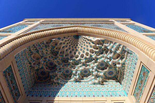 Орнамент внутренней арки мечети Шейха Мухаммада Садыка Мухаммада Юсуфа - Sputnik Таджикистан