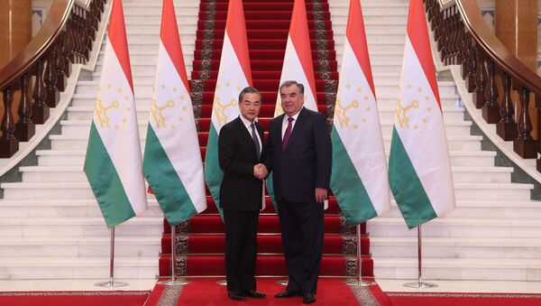 Рахмон провел переговоры с министром иностранных дел Китая  - Sputnik Таджикистан