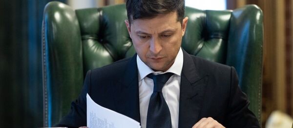 Президент Украины Владимир Зеленский  - Sputnik Тоҷикистон