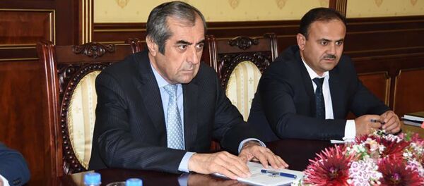 Убайдуллоев бо сафири Арабистон мулоқот кард - Sputnik Тоҷикистон