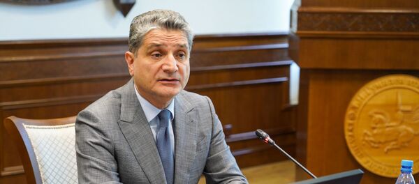 Председатель Коллегии Евразийской экономической комиссии Тигран Саркисян на встрече в ЕНУ им. Л.Гумилева - Sputnik Таджикистан