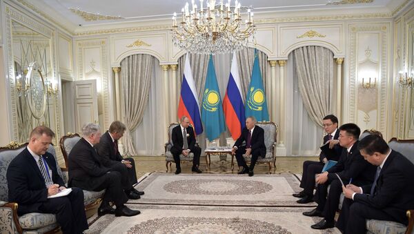 Визит президента РФ В. Путина в Казахстан  - Sputnik Таджикистан