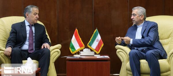 Вохӯрии Вазири корҳои хориҷии Тоҷикистон бо Вазири нерӯи Эрон - Sputnik Тоҷикистон