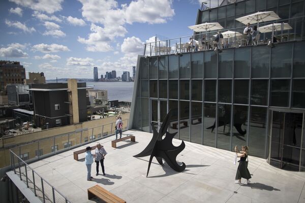 Здание Музея американского искусства Уитни в Нью-Йорке. Поистине отсюда открывается дивный вид - Sputnik Таджикистан