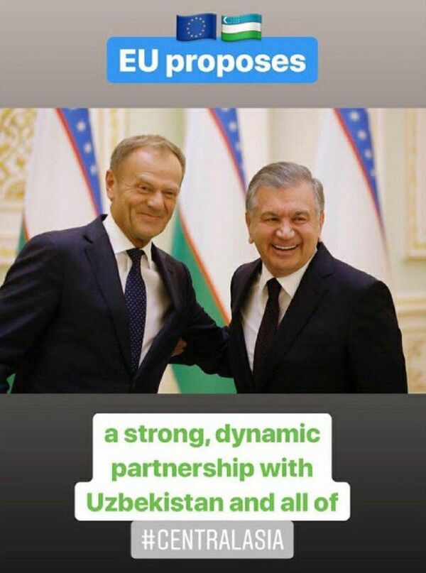 Пас аз зиқӣ дар Сарез: Доналд Туск аз тамошои Самарқанд шод шуд Пас аз зиқӣ дар Сарез: Доналд Туск аз тамошои Самарқанд шод шуд - Sputnik Тоҷикистон