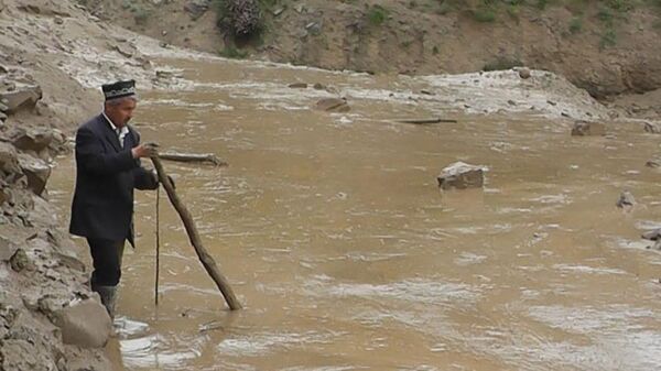 Последствия разрушений после селевого потока в Пенджикенте - Sputnik Таджикистан
