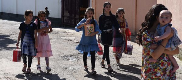 Дети во время праздника Ид аль-Фитр - Sputnik Таджикистан