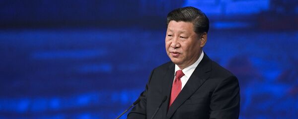 Председатель Китайской Народной Республики Си Цзиньпин на пленарном заседании Петербургского международного экономического форума 2019 Председатель Китайской Народной Республики Си Цзиньпин на пленарном заседании Петербургского международного экономического форума 2019 - Sputnik Таджикистан