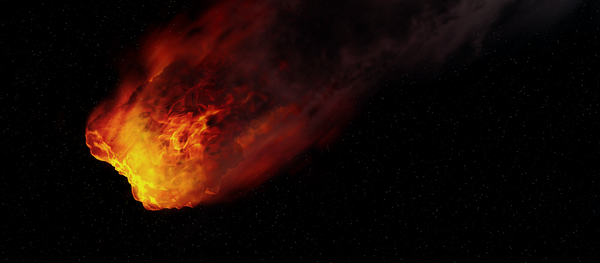 Иллюстрация метеорита - Sputnik Таджикистан