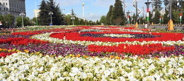 Украшение города Душанбе перед саммитом лидеров стран Совещания по взаимодействию и мерам доверия в Азии Украшение города Душанбе перед саммитом лидеров стран Совещания по взаимодействию и мерам доверия в Азии - Sputnik Тоҷикистон