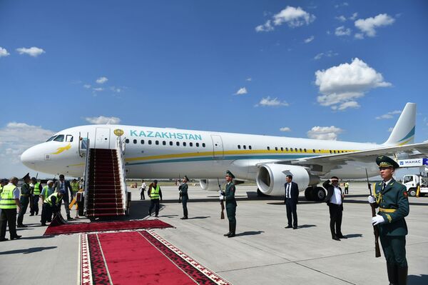 Новоизбранный президент Казахстана Касым-Жомарт Токаев приземлился на Airbus A321-211(CJ) - Sputnik Таджикистан
