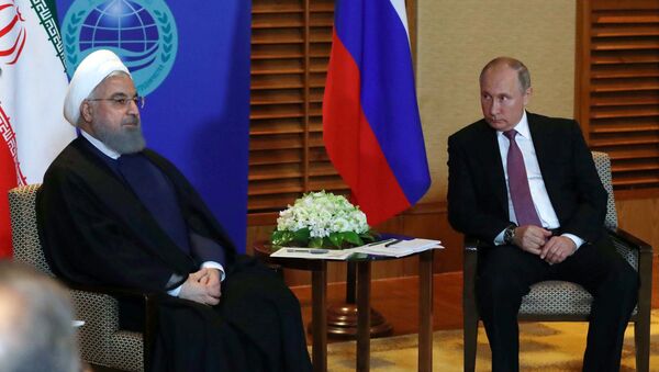 Президент РФ В. Путин на саммите ШОС в Китае - Sputnik Таджикистан
