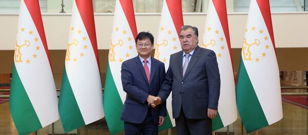 Мулоқоти Раҳмон Тоҷикистон бо ноиби Президенти Бонки Рушди Осиё - Sputnik Тоҷикистон