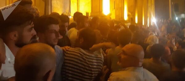 Протесты в Грузии - Sputnik Таджикистан