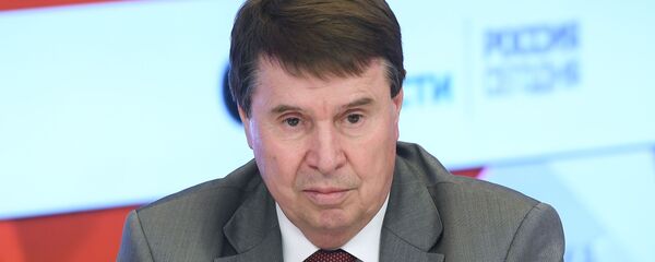 Член Совета Федерации Федерального собрания РФ, член Комитета по международным делам Сергей Цеков - Sputnik Таджикистан