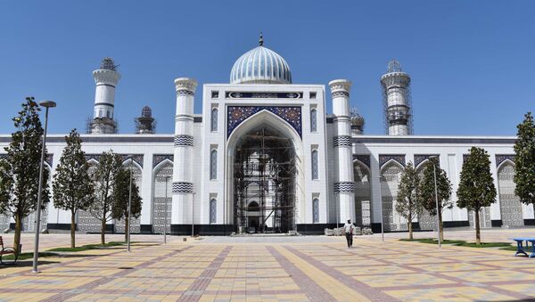 Стройка новой мечети в Душанбе - Sputnik Тоҷикистон