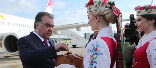 Официальный визит президента Таджикистана Эмомали Рахмона в Минск - Sputnik Тоҷикистон