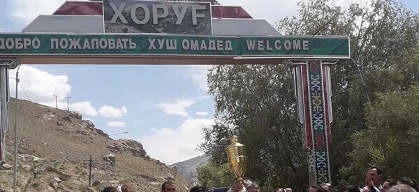 Пешвози волейболбозон дар шаҳри Хоруғ - Sputnik Тоҷикистон