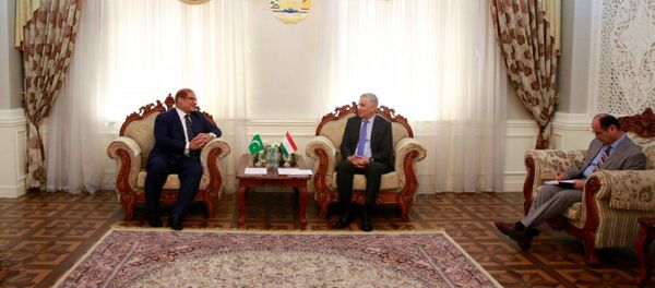 Мулоқоти сафири нави Покистон бо муовини якуми Вазири корҳои хориҷаи Тоҷикистон - Sputnik Тоҷикистон