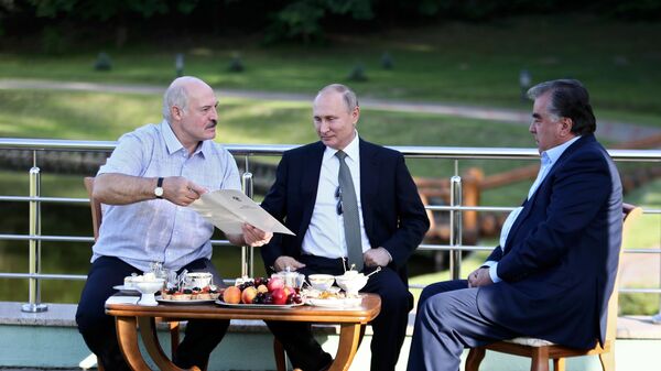 Рабочий визит президента РФ В. Путина в Республику Беларусь - Sputnik Тоҷикистон