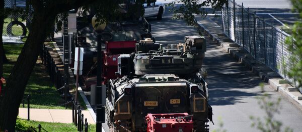 Подготовка к параду в честь Дня независимости в Вашингтоне - Sputnik Таджикистан