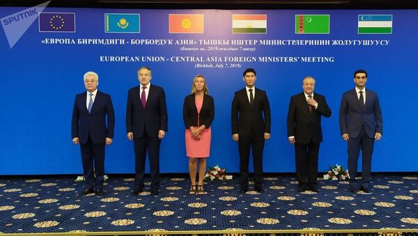 Встреча Фредерики Могерини с министрами иностранных дел стран Центральной Азии. - Sputnik Таджикистан