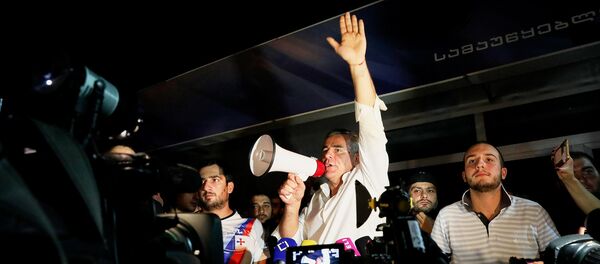 Акция против телеканала Рустави 2 в Тбилиси - Sputnik Таджикистан