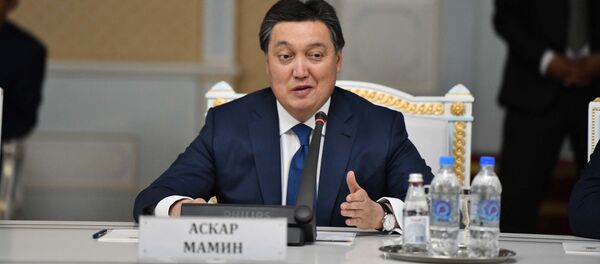 Премьер-министр Казахстана Аскар Мамин  - Sputnik Тоҷикистон