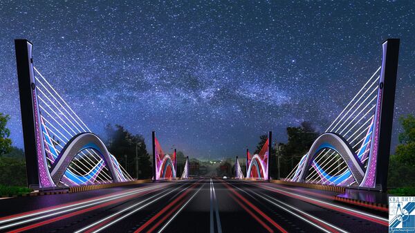 Дар Душанбе купруки хиёбони Исмоили Сомонӣ навсозӣ мешавад-акс - Sputnik Тоҷикистон