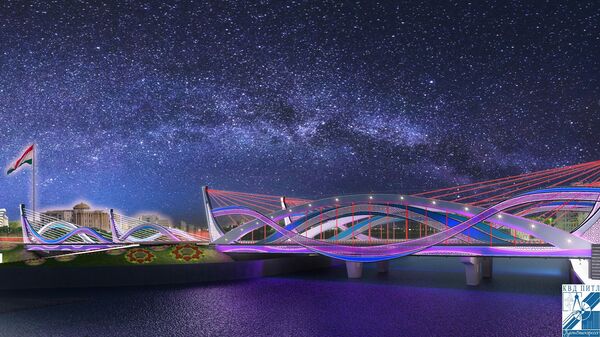 Дар Душанбе купруки хиёбони Исмоили Сомонӣ навсозӣ мешавад-акс - Sputnik Тоҷикистон