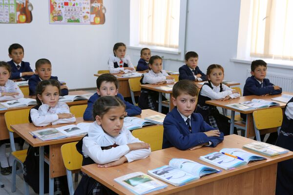 Ученики школы Дангаринского района - Sputnik Таджикистан