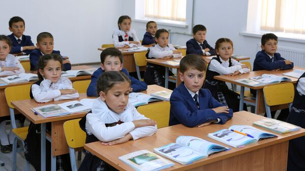 Ученики школы Дангаринского района - Sputnik Таджикистан