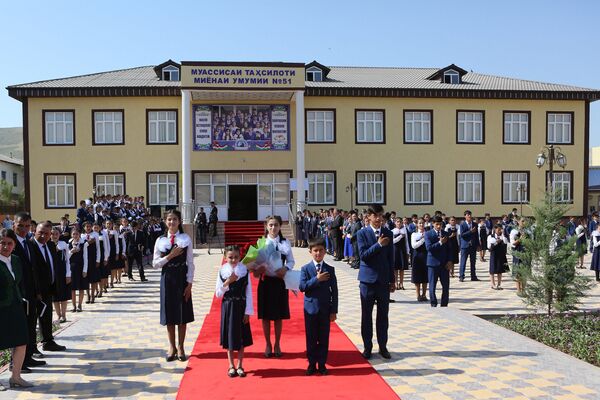 Открытие новой школы в Дангаринском районе - Sputnik Таджикистан