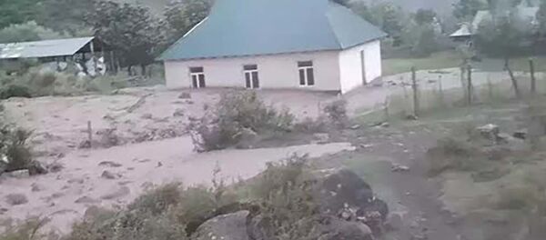 Селевой потоп в Таджикистане в районе Сангвора Селевой потоп в Таджикистане в районе Сангвора - Sputnik Тоҷикистон