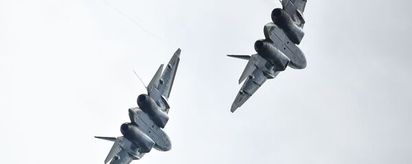 Многофункциональные истребители Су-57 - Sputnik Таджикистан
