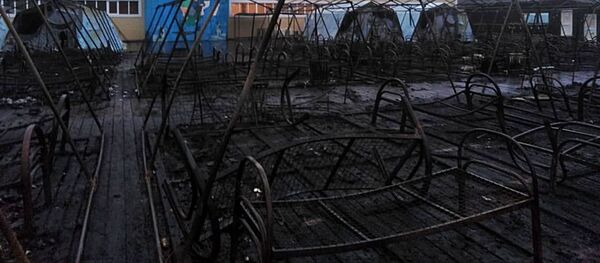 Пожар в палаточном городке в Хабаровском крае - Sputnik Таджикистан