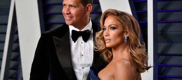 Алекс Родригес и Дженнифер Лопес на Афтепати Оскар в Калифорнии, 2019 год - Sputnik Таджикистан