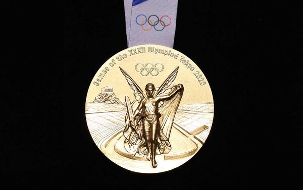 Дизайн олимпийской медали Токио 2020 - Sputnik Таджикистан
