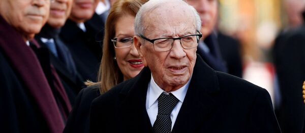 Президент Туниса Аль-Баджи Гаид ас-Себси  - Sputnik Таджикистан