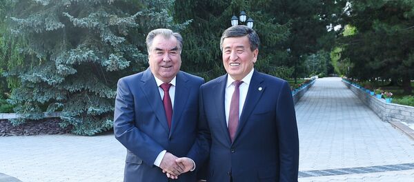 Переговоры президентов Таджикистана и Кыргызстана в Чолпон-Ата - Sputnik Тоҷикистон