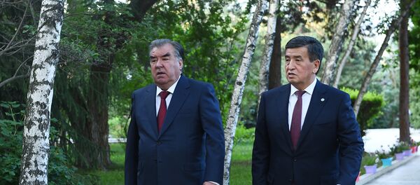 Переговоры президентов Таджикистана и Кыргызстана в Чолпон-Ата - Sputnik Таджикистан