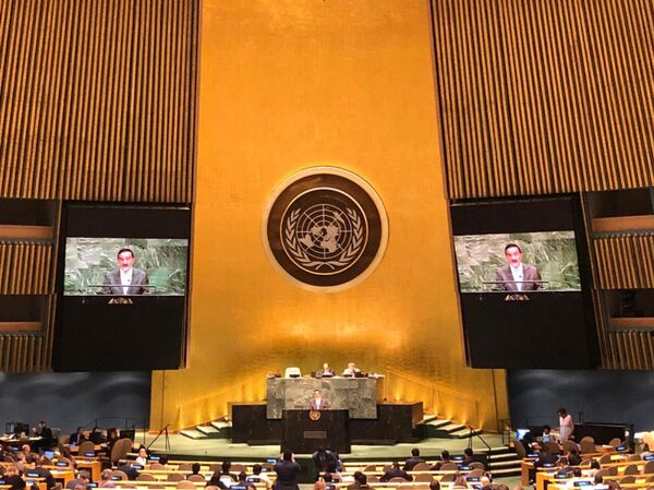 Пешниҳодҳои Маҳмадаминов дар СММ ҷонибдорӣ шуданд - Sputnik Тоҷикистон