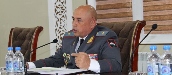 Генерал-майор Қудратулло Назарзода, сардори Раёсати умури дохилии вилояти Суғд  - Sputnik Тоҷикистон