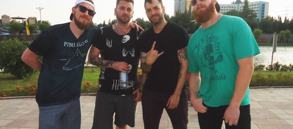 Американская группа Burn the ballroom в Таджикистане - Sputnik Таджикистан