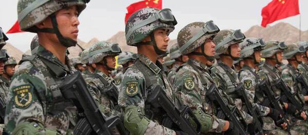 Китайские военнослужащие - Sputnik Таджикистан