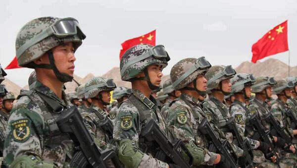 Китайские военнослужащие - Sputnik Таджикистан