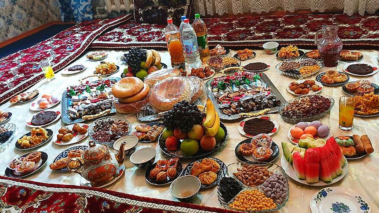 Национальные блюда Таджикистана дастархан