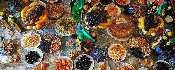 Праздничный дастархан в Душанбе - Sputnik Тоҷикистон