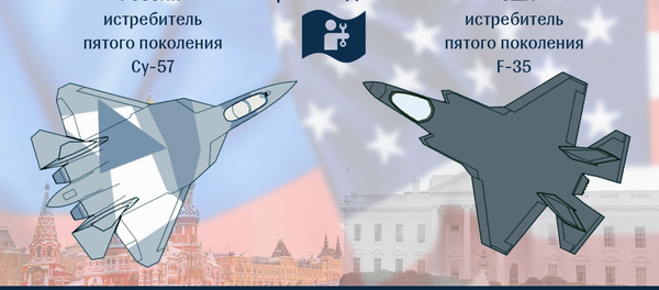 Истребители пятого поколения: Су-57 против F-35 - Sputnik Таджикистан